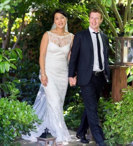 facebook owner married sweetheart day after his company IPO May 19th 2012