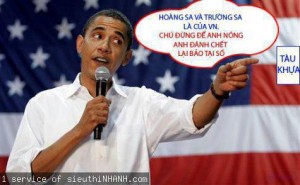 USA president Barak Obama speaks in Vietnamese said Hoang Sa and Truong Sa islands belong to Vietnam July 2012
