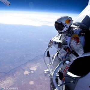 Would you sky dive from 17 miles up? hell yeah! if I have suit dress up like that I can jump up from space :) LOL