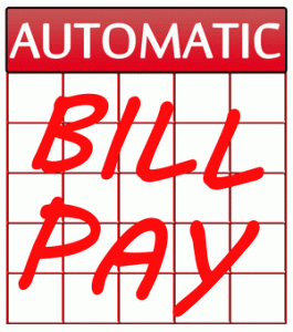 don't use bank Billpay to pay bills and credit cards use auto pay with the credit card company it's free and flexible and guranteed