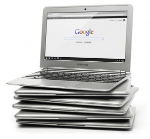 google chromebook laptop netbook computer for $249 you can get it for free in some places where promotional offers available