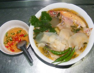 Canh Chua Mang - Bamboo shoots sour soup