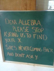 Dear Algebra I need to find my x 