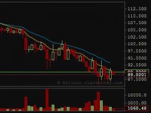 Bitcoin value falling and will continue to fall to $5 this year 2013