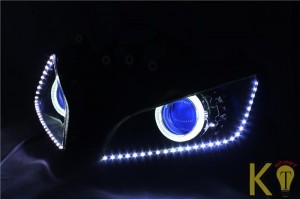LED light strip for your car headlight customization samples and ideas