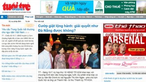 tuoitre online vietnamese news media TTO has been hacked DDOS