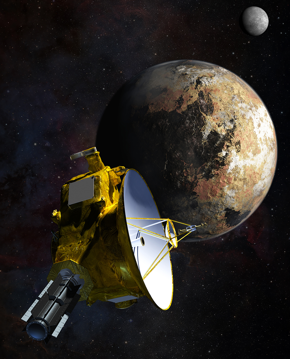 9 years to walk to Pluto New Horizon spacecraft