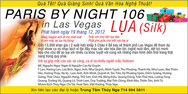 thuy nga paris by night 106 live stream mp3 audio from shoutcast