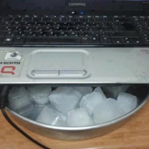the best way to cool down your laptop instantly using available stuff lying around the house