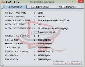 fake IPUServices.com screen shot of the software pre-released?
